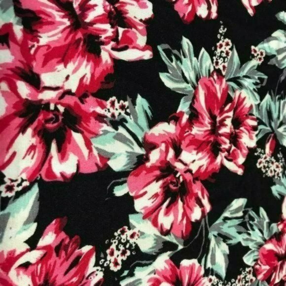 Torrid Floral Swing Cami Black and Pink, 5X New with Tag - Picture 4 of 7